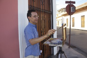 Frank Omier Painting in Granada resized